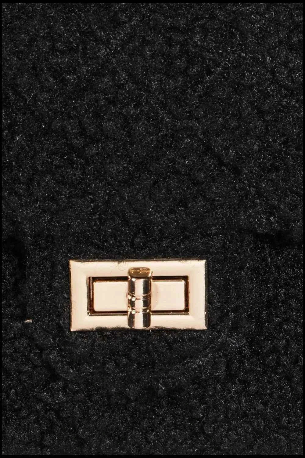 Fame Faux Fur Rectangle Crossbody Bag Fame Faux Fur Rectangle Crossbody Bag