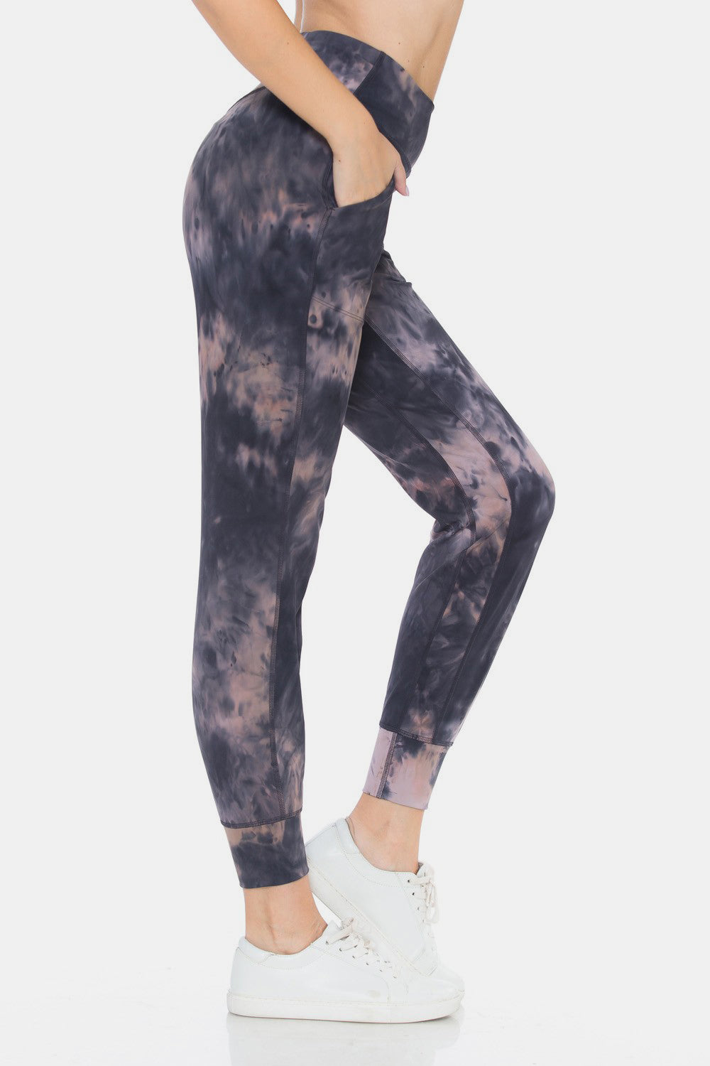 Leggings Depot Tie-Dye High Waist Cropped Leggings Leggings Depot Tie-Dye High Waist Cropped Leggings - TopFashionHQ