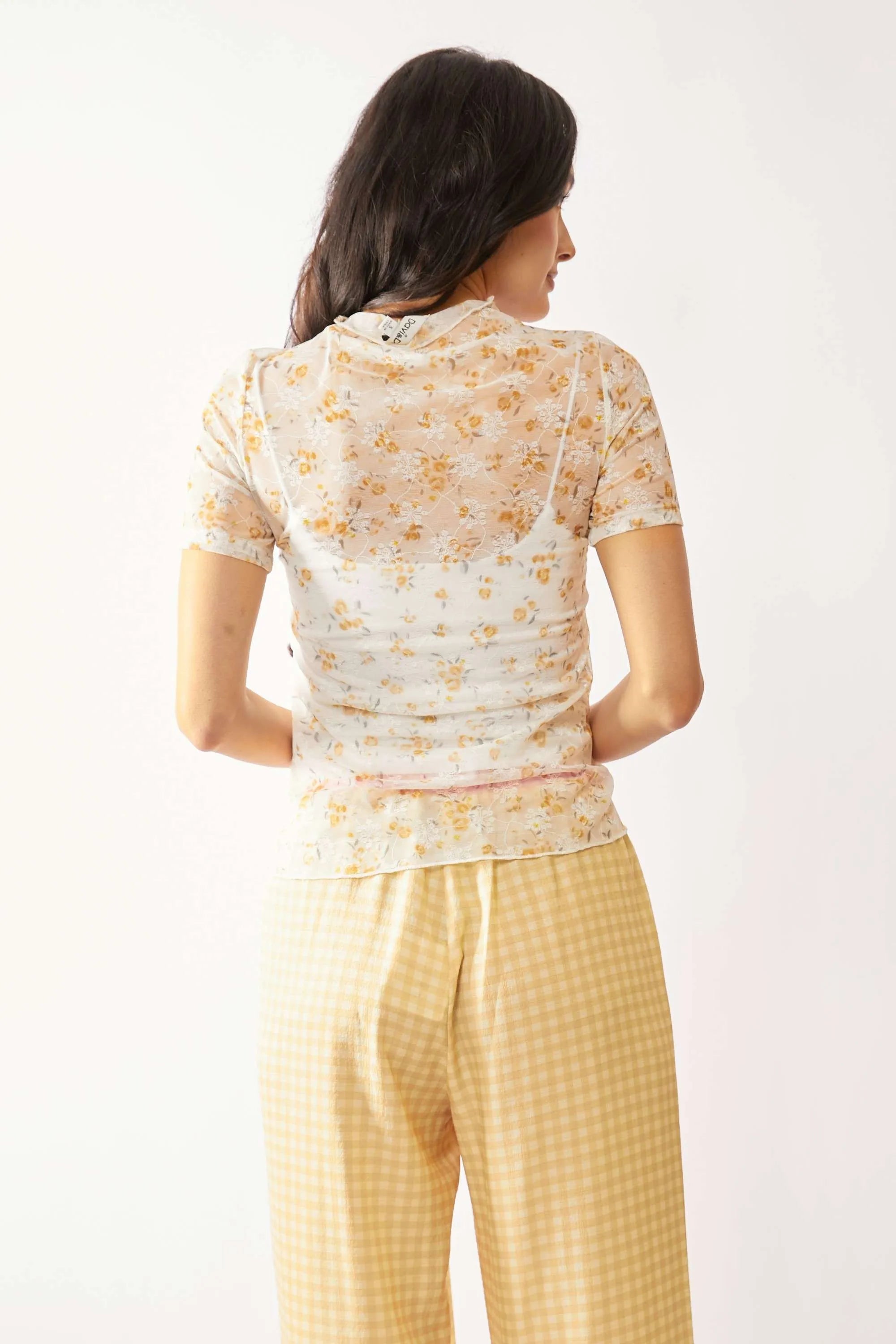 Davi & Dani Loose Turtle Neck Lace Mesh Lace Sheer Top 010aa5da7fec4674a48a3d0201a3c31c-Max-Origin