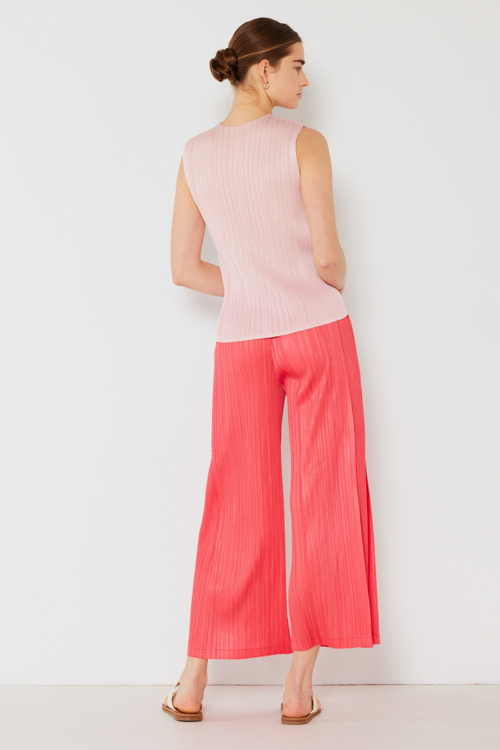 Marina West Swim Pleated Wide-Leg Pants with Side Pleat Detail Marina West Swim Pleated Wide-Leg Pants with Side Pleat Detail - TopFashionHQ