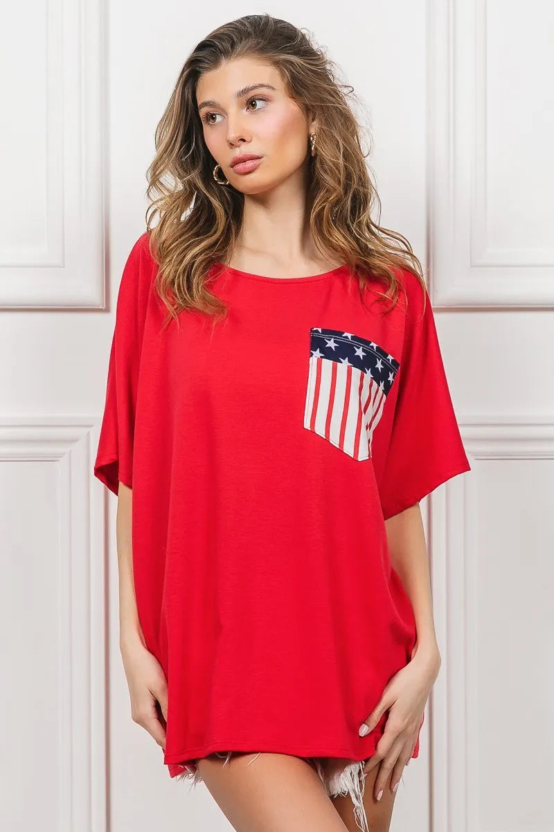 BiBi French Terry With Front Pocket Dolman Sleeves Top 0304e120f54f424883b261399b4b3b16-Max-Origin