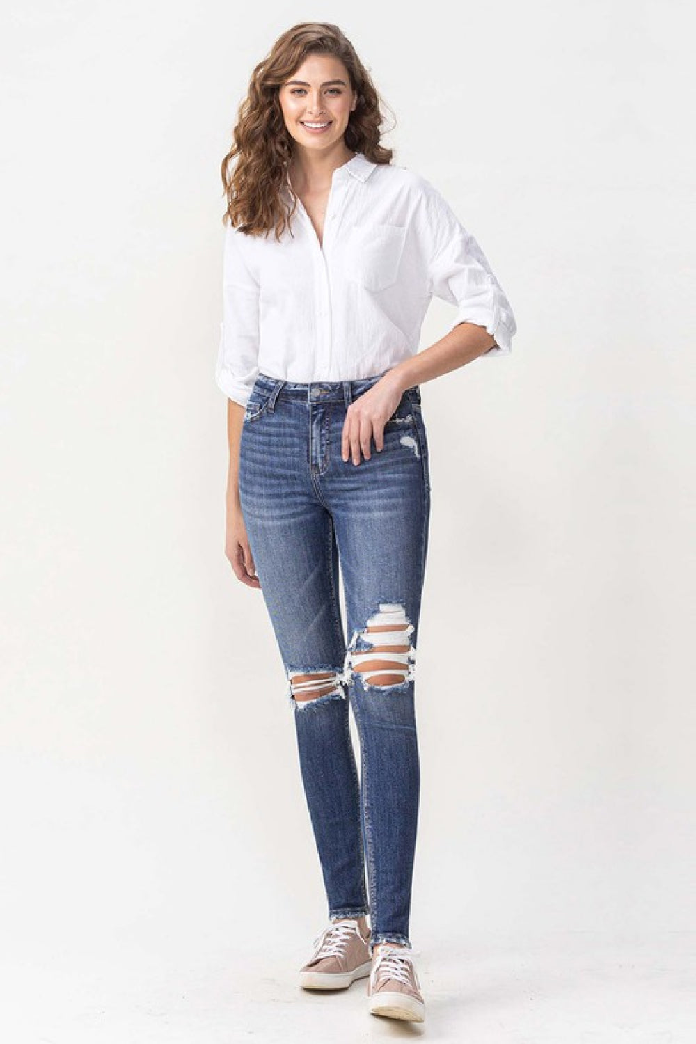 Lovervet Hayden Full Size High Rise Skinny Lovervet Hayden Full Size High Rise Skinny - TopFashionHQ