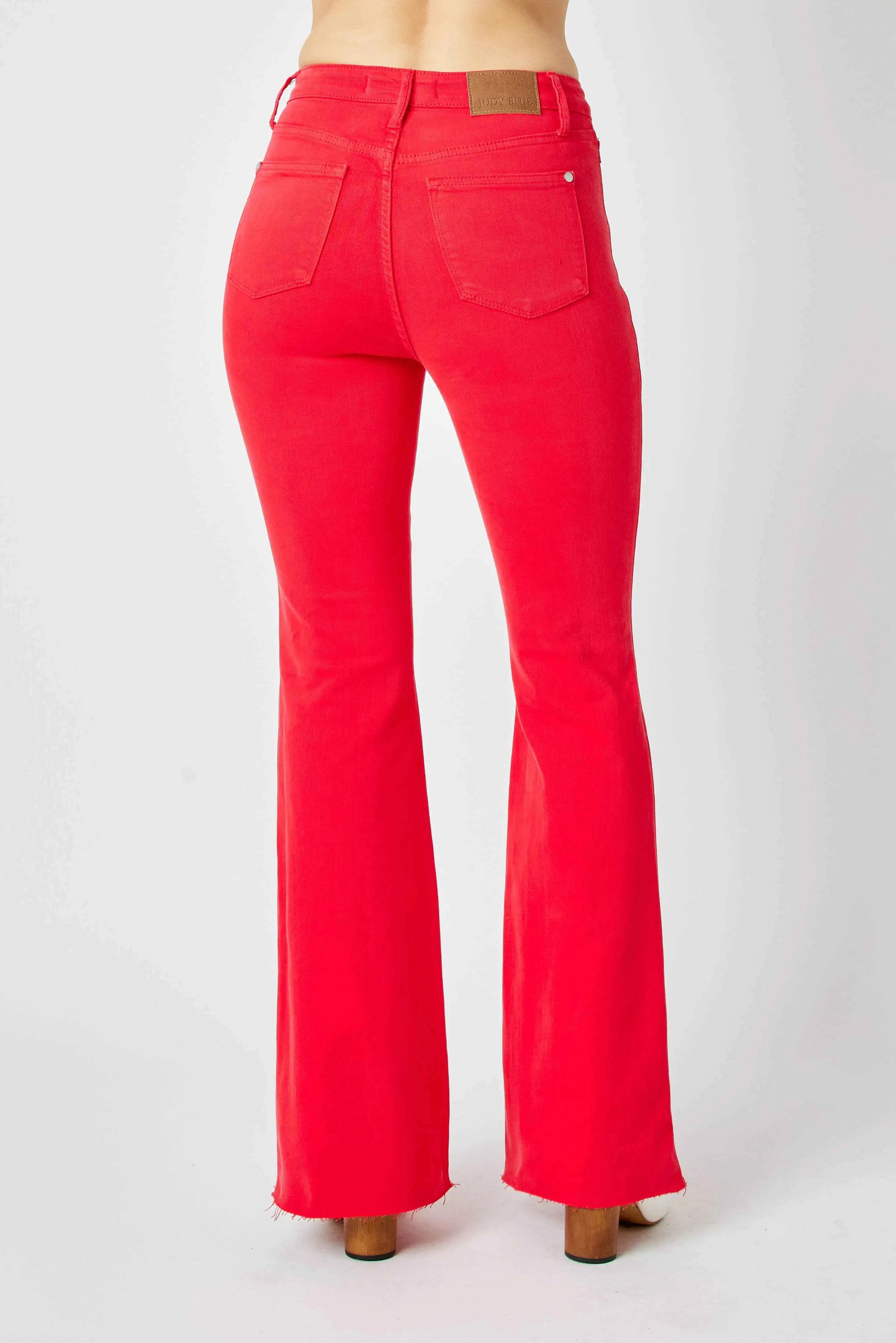 Judy Blue Full Size Hw Tummy Control Garment Dyed Flare Jeans Plus Size Judy Blue Full Size Hw Tummy Control Garment Dyed Flare Jeans Plus Size