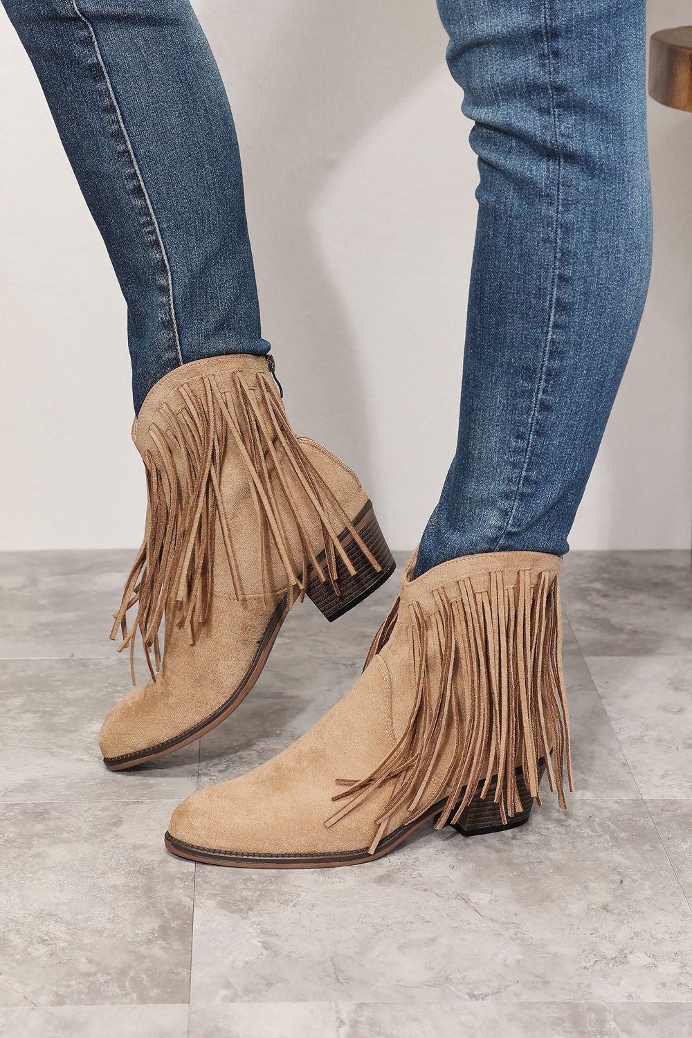 Legend Women's Fringe Cowboy Western Ankle Boots Legend Women's Fringe Cowboy Western Ankle Boots - TopFashionHQ