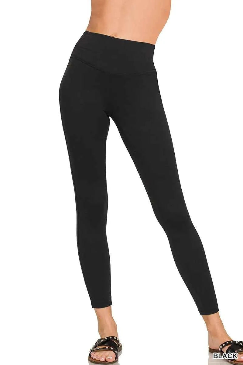 Zenana Brushed Microfiber Full Length Leggings Zenana Brushed Microfiber Full Length Leggings