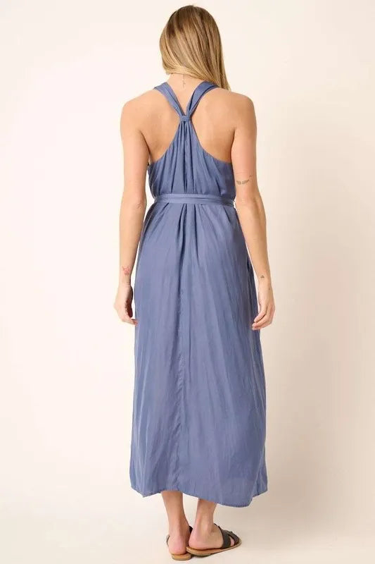 Mittoshop Cross Back Belted V Neck Tank Maxi Dress 088a98b5-6582-45c4-a0e5-bd8c705374d8-Max