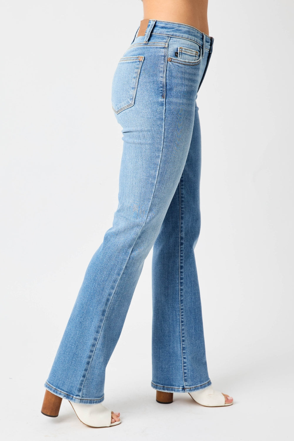 Judy Blue Full Size High Waist Straight Jeans Judy Blue Full Size High Waist Straight Jeans - TopFashionHQ