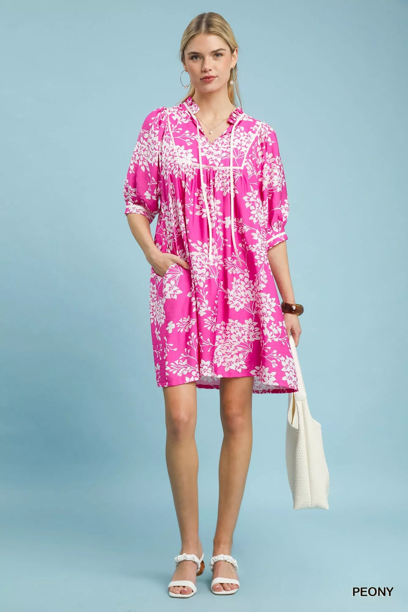 Umgee Floral Babydoll Dress with Pockets 0a4a0068-5fb8-4c01-995d-4867e85a0b97-Max-Origin
