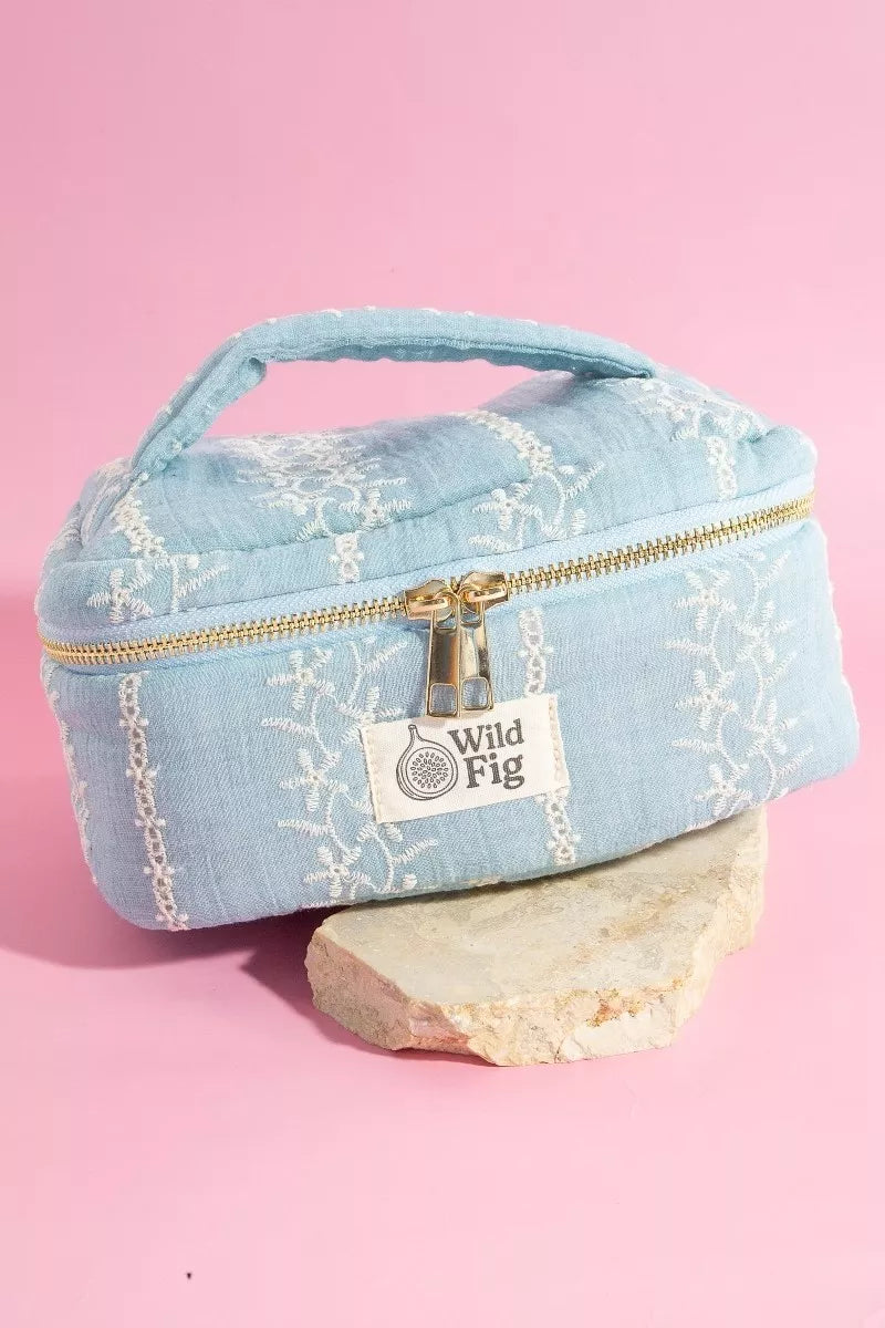 Fame Flower Vine Pattern Makeup Case Cosmetic Bag 0a50ce46-5813-4004-aaa6-33065b3db246-Max-Origin