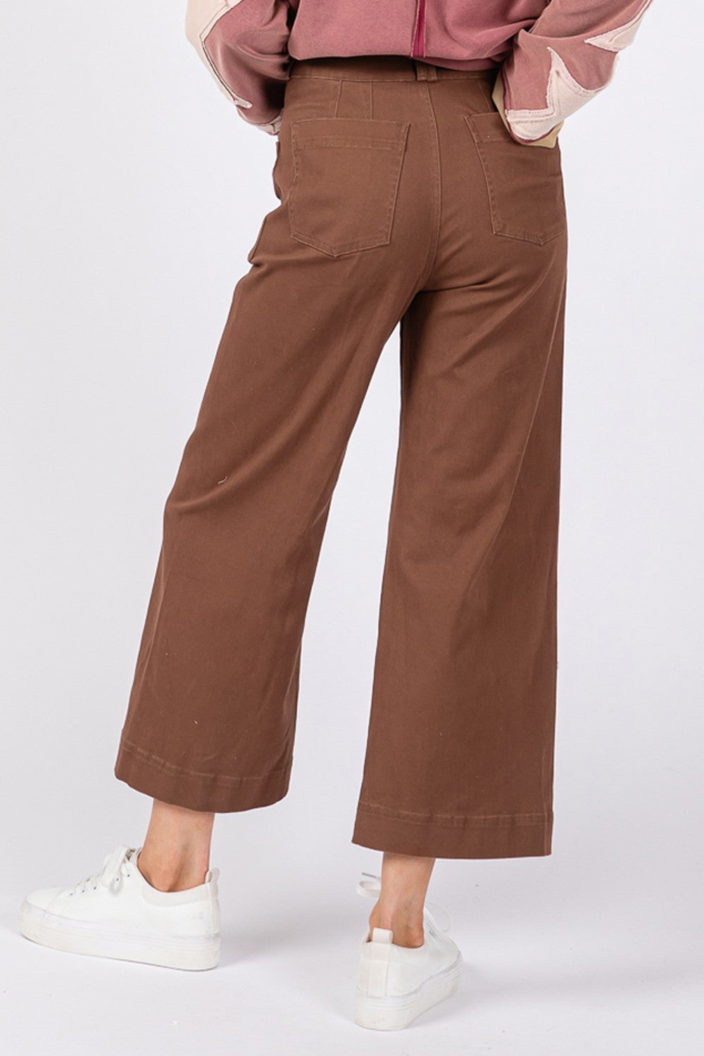 SAGE + FIG Wide Leg Cropped Pants SAGE + FIG Wide Leg Cropped Pants