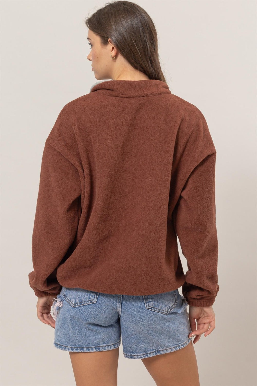 HYFVE Fleece Color Block Half Zip Sweatshirt HYFVE Fleece Color Block Half Zip Sweatshirt