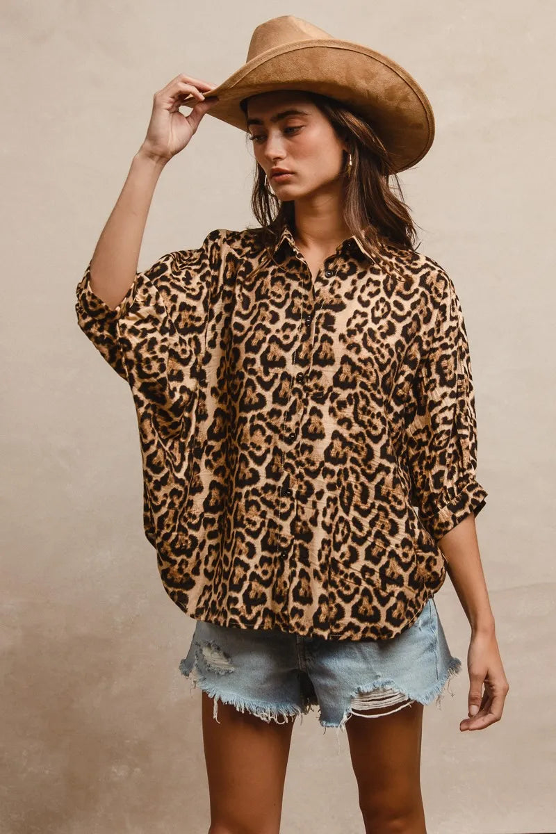 BiBi Leopard Prints Overseized Short Sleeves Top 0ed28405408d4d9b8be805a6d8e79e60-Max-Origin