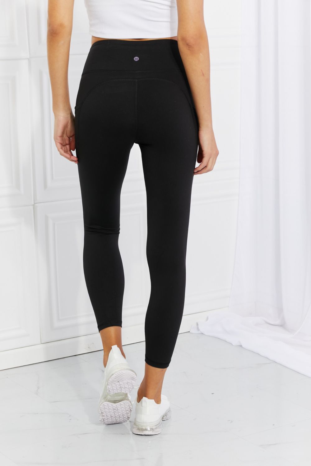 Leggings Depot Full Size Strengthen and Lengthen Reflective Dot Active Leggings Leggings Depot Full Size Strengthen and Lengthen Reflective Dot Active Leggings - TopFashionHQ