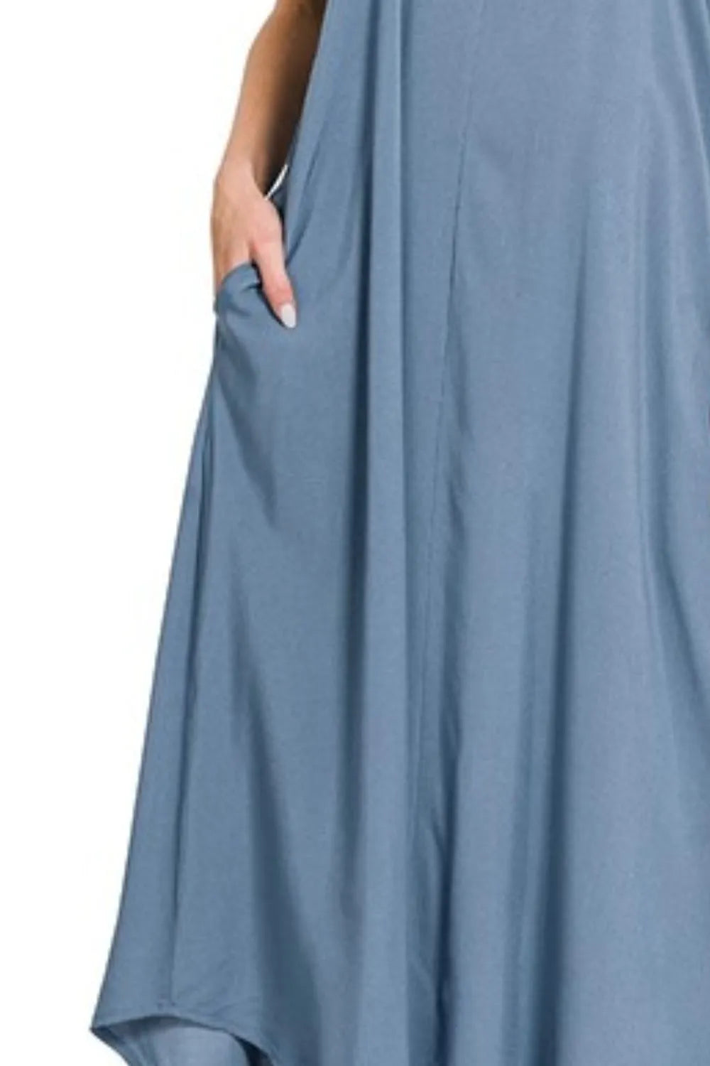 Zenana Woven Arc Hem Cami Dress With Flowy Pockets 0fbe6f89-20db-4fbd-a21b-7d37d595a1e2-Max-Origin