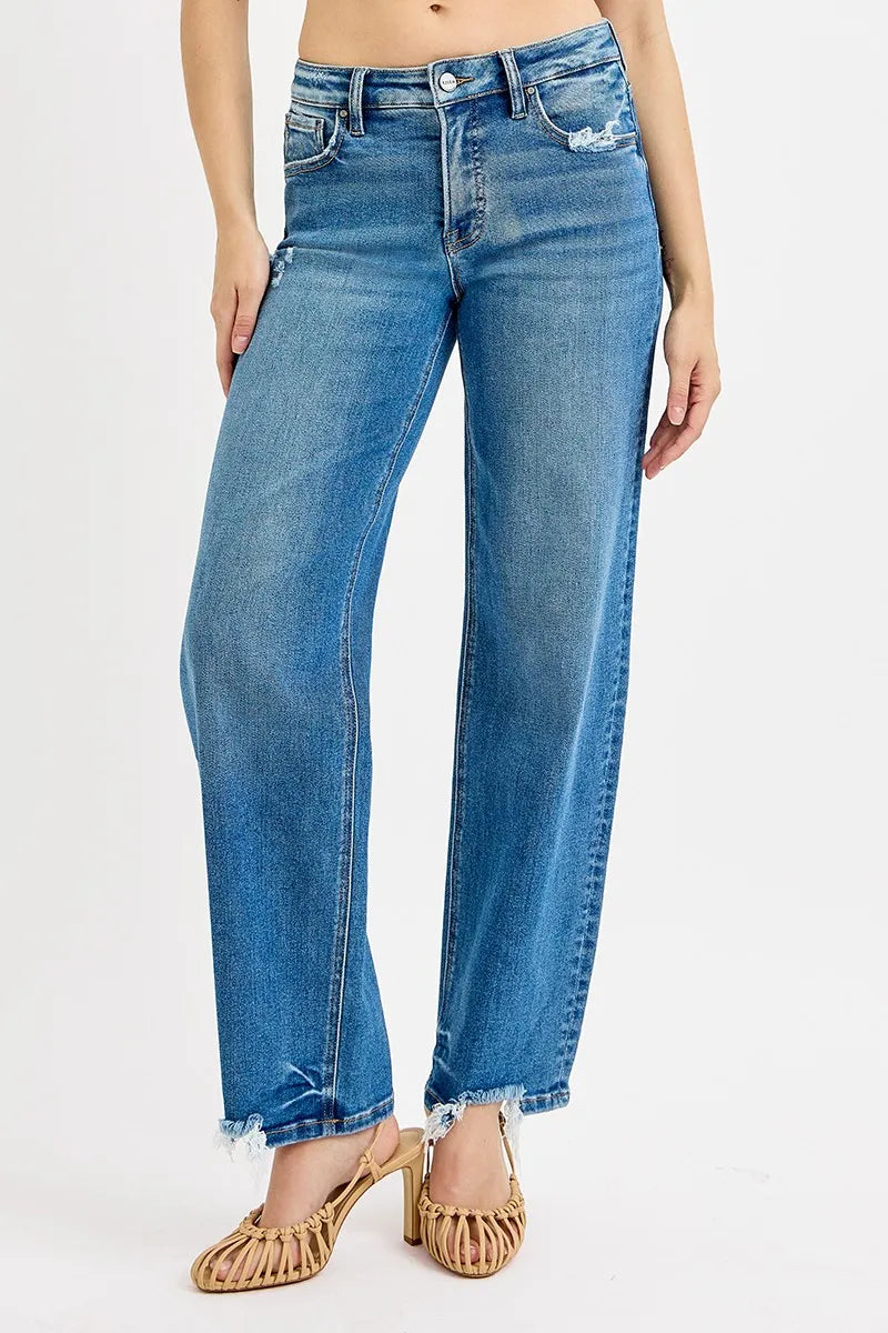 RISEN Full Size Mid Rise Baggy Jeans Plus Size 1075d44605614a4b9993baf8a4840803-Max-Origin
