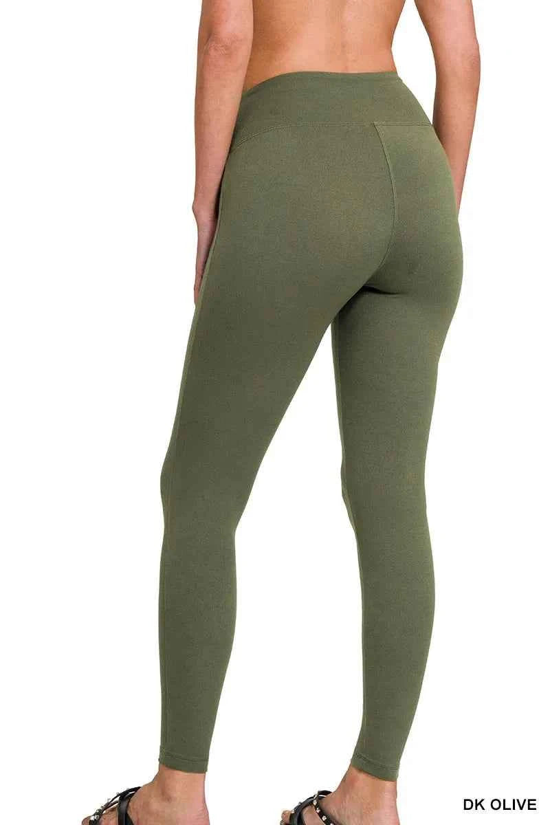 Zenana Microfiber Waistband Leggings Zenana Microfiber Waistband Leggings