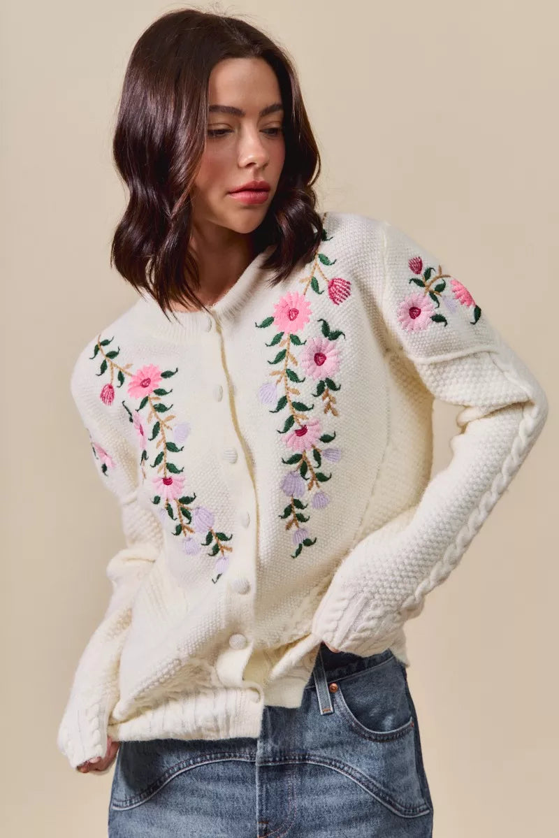 SO ME Floral Embroidered Coquette Sweater Cardigan 11bbd049c9854bc0abe349cf02c5f694-Max-Origin