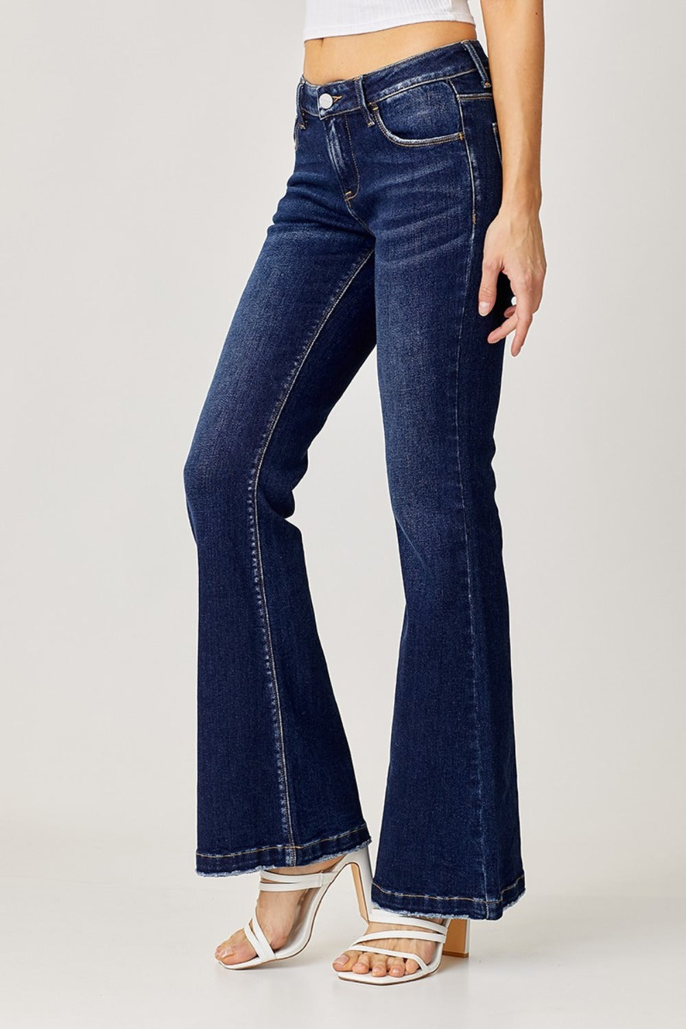 RISEN Full Size Low Rise Flare Jeans RISEN Full Size Low Rise Flare Jeans