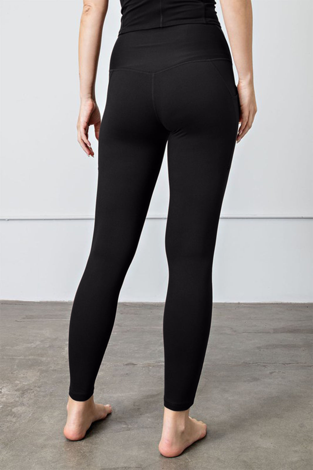 Faith Apparel High Waist Wide Waistband Leggings Faith Apparel High Waist Wide Waistband Leggings - TopFashionHQ