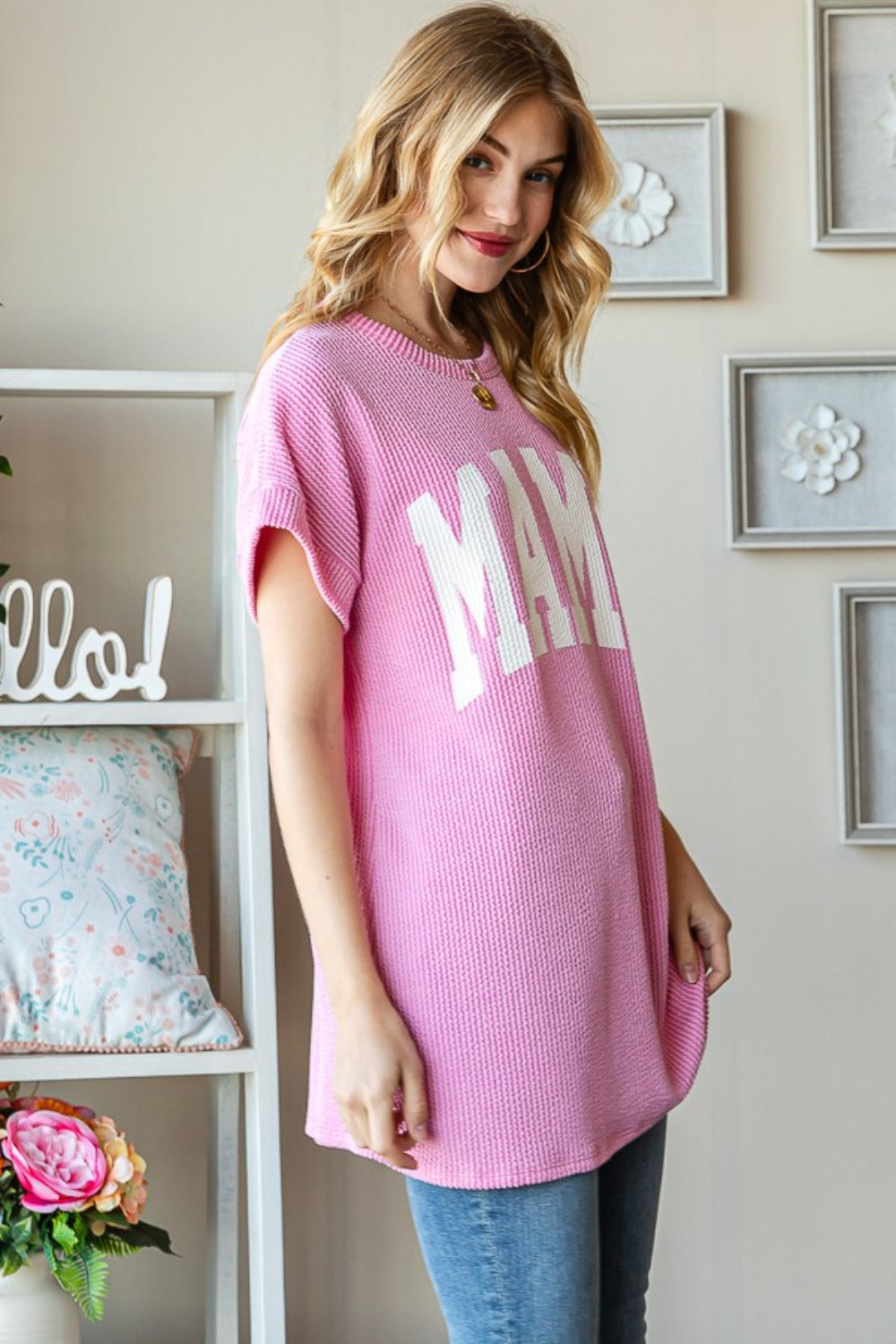 Heimish Full Size Letter Graphic Short Sleeve T-Shirt Heimish Full Size Letter Graphic Short Sleeve T-Shirt - TopFashionHQ