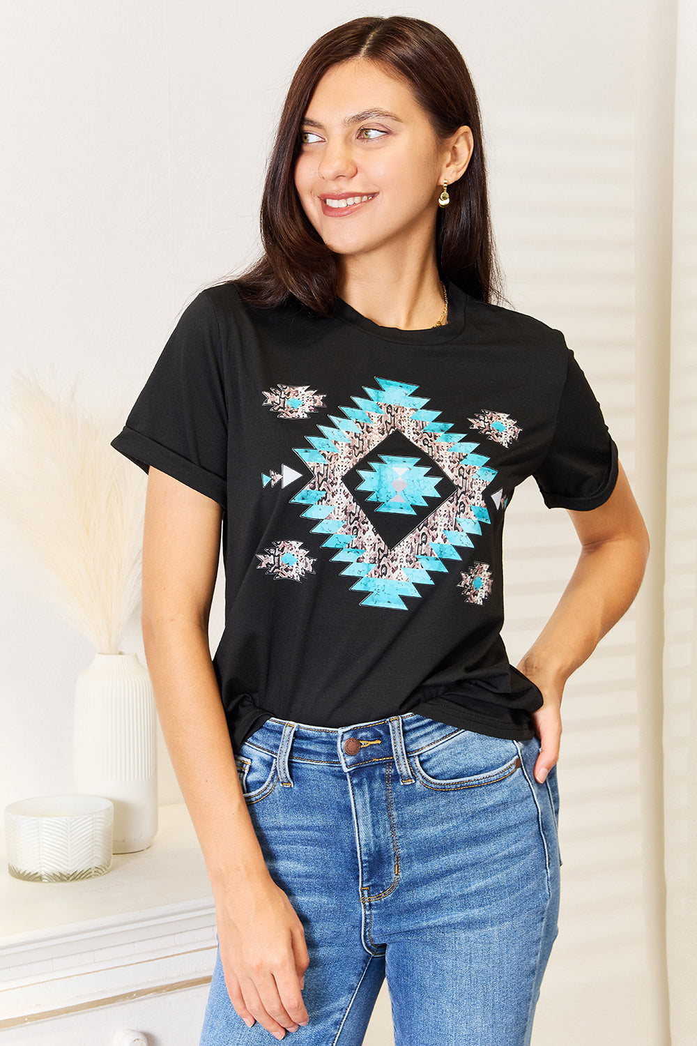 Simply Love Graphic Short Sleeve T-Shirt Simply Love Graphic Short Sleeve T-Shirt - TopFashionHQ