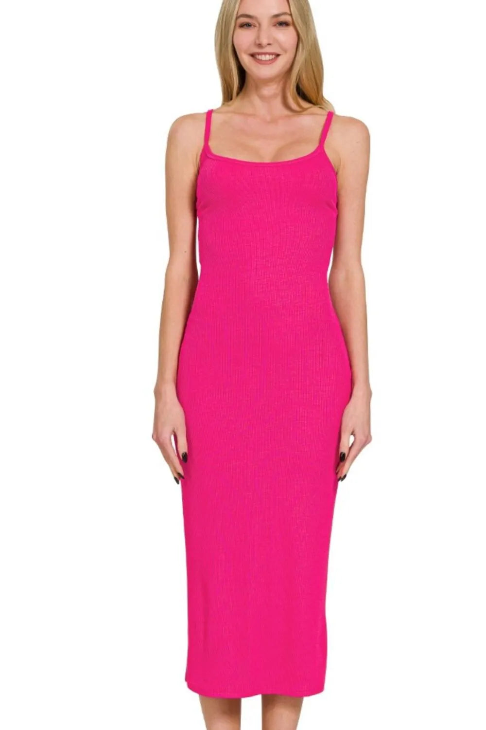 Zenana Ribbed Bodycon Midi Dress 14cc467a-9687-4066-95c4-a56868e37246-Max-Origin