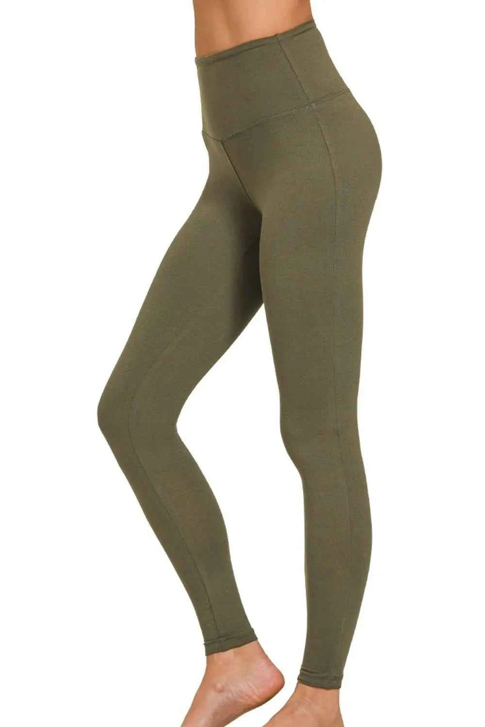 Zenana Premium Microfiber Wide Waistband Leggings Zenana Premium Microfiber Wide Waistband Leggings