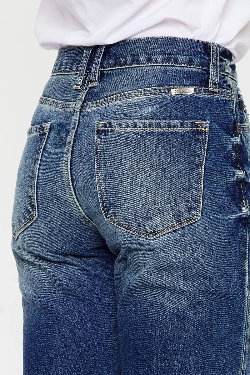 Kancan High Rise Distressed Mom Fit Jeans 165d08b9643c42069bd39b8d039822e8-Max-Origin