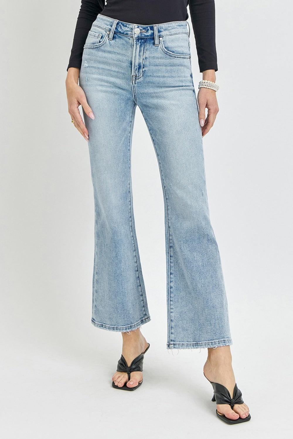 RISEN Full Size High Rise Ankle Flare Jeans RISEN Full Size High Rise Ankle Flare Jeans