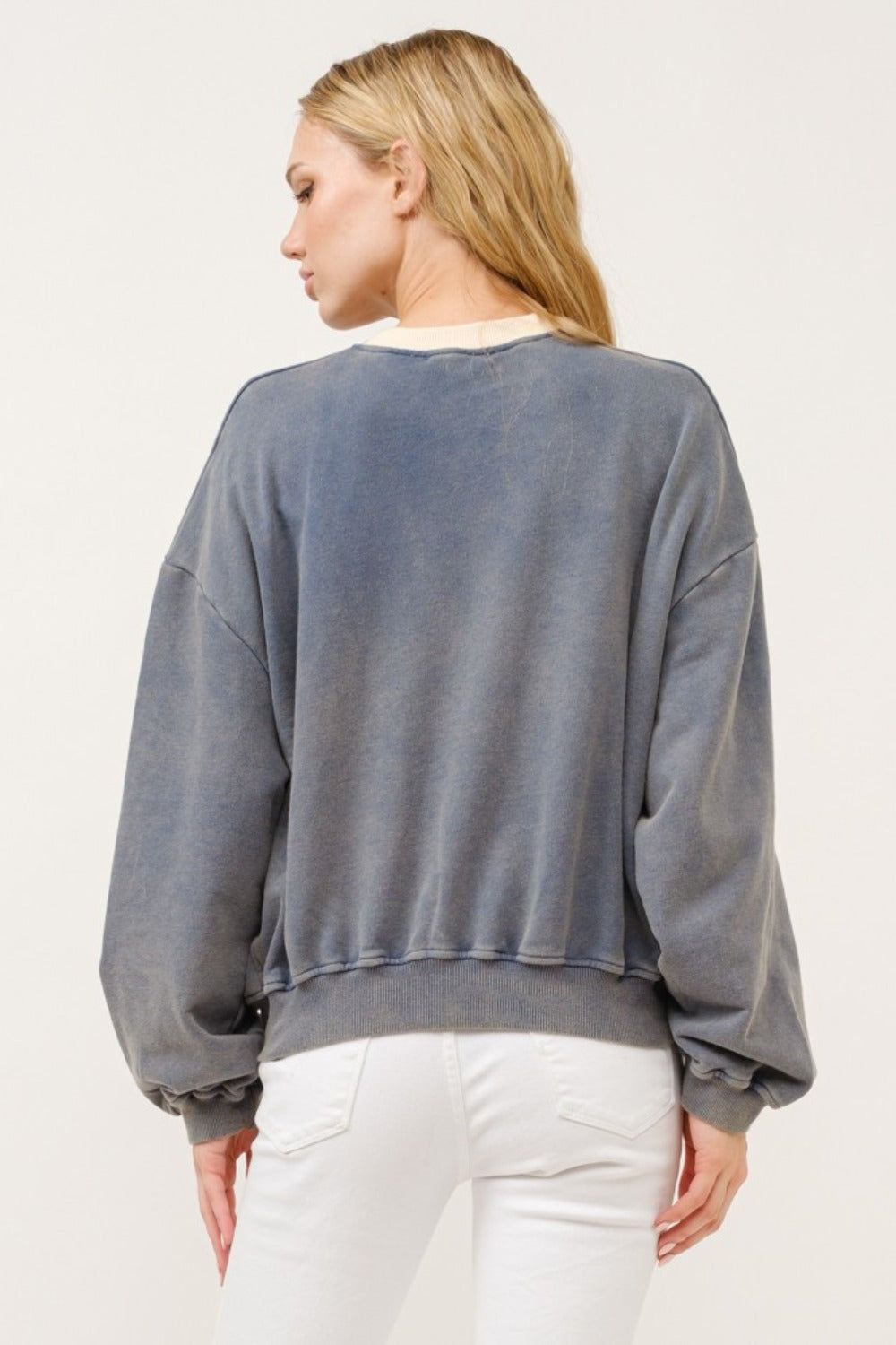 And The Why BEVERLY HILLS 92 CALIFORNIA Contrast Crop Sweatshirt And The Why BEVERLY HILLS 92 CALIFORNIA Contrast Crop Sweatshirt