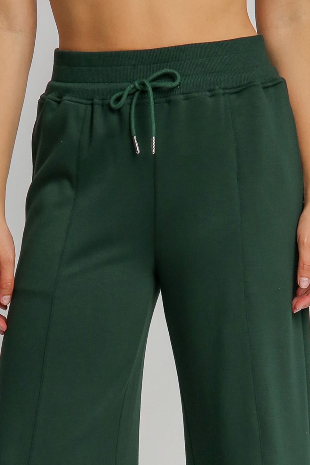 Umgee Full Size Drawstring Wide Leg Pants with Pockets Umgee Full Size Drawstring Wide Leg Pants with Pockets - TopFashionHQ