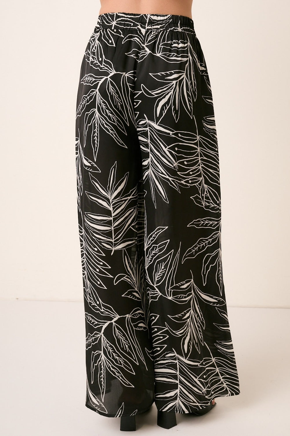 Mittoshop Printed Wide Leg Pants Mittoshop Printed Wide Leg Pants - TopFashionHQ