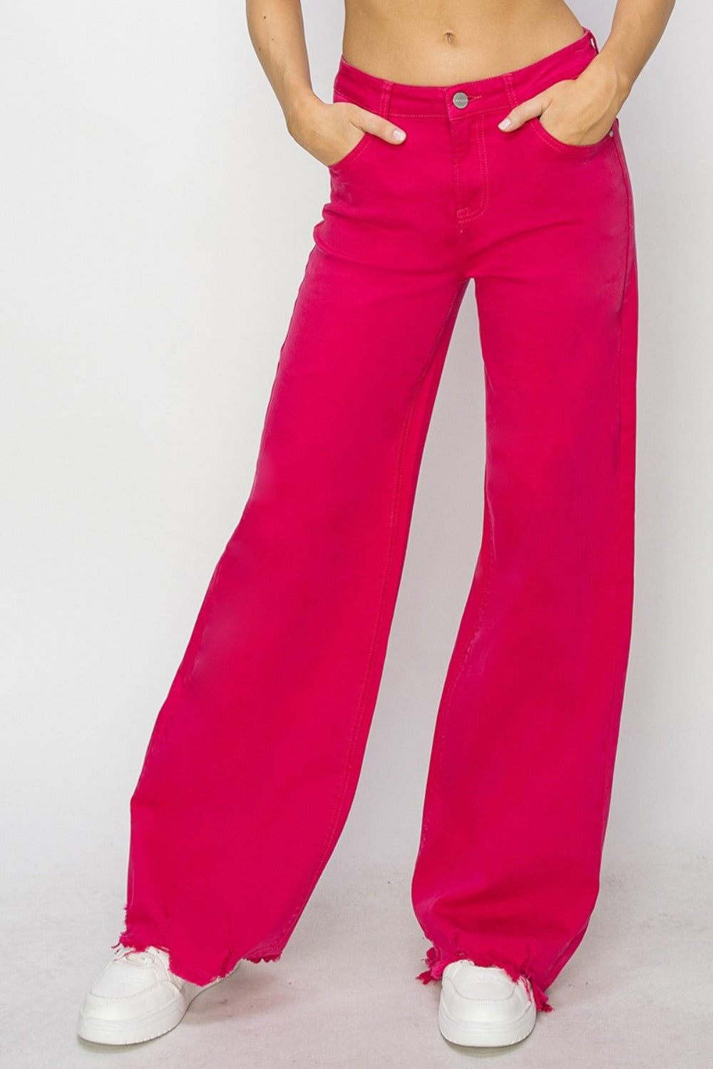 RISEN High Rise Wide Leg Jeans RISEN High Rise Wide Leg Jeans - TopFashionHQ