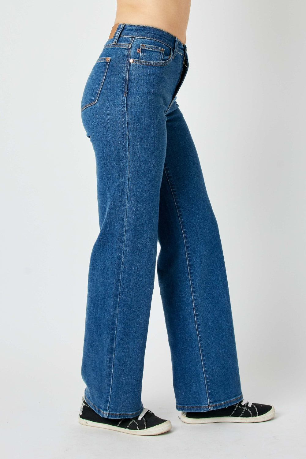 Judy Blue Full Size High Rise Straight Jeans Judy Blue Full Size High Rise Straight Jeans - TopFashionHQ