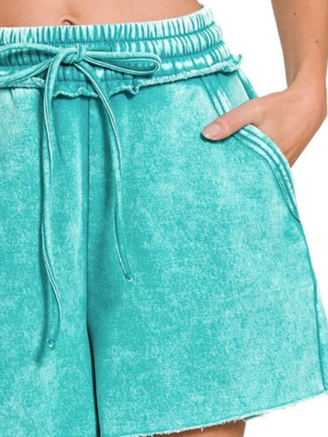 Zenana Acid Wash Fleece Drawstring Shorts With Pockets 1fcbb5ab-4b61-4d4c-8a09-993d951340a8-Max-Origin