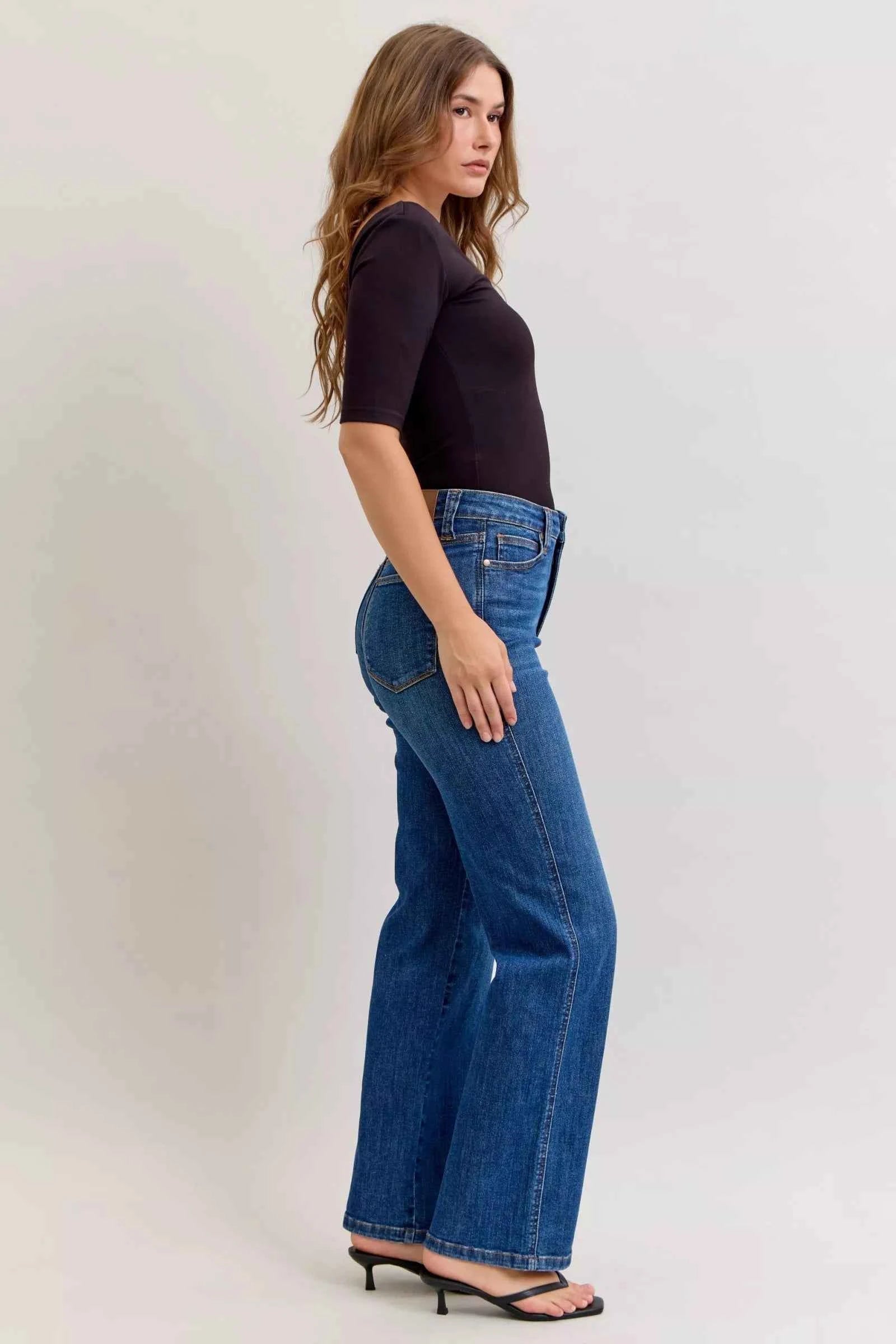Judy Blue High Waist Tummy Control Straight Jeans Judy Blue High Waist Tummy Control Straight Jeans