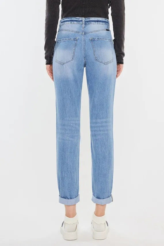 Kancan High Rise Distressed Mom Jeans 22a81489c8d743b7ad0728cdc3212882-Max-Origin