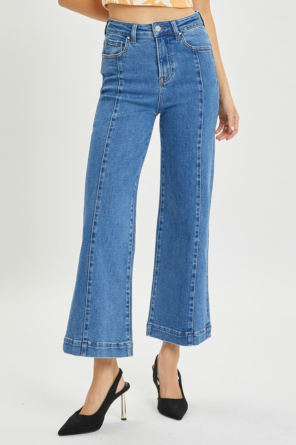 RISEN Full Size High Rise Wide Leg Jeans RISEN Full Size High Rise Wide Leg Jeans - TopFashionHQ