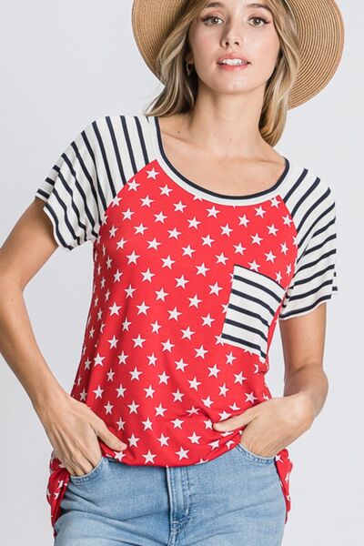 Heimish Full Size Star & Striped Round Neck Short Sleeve T-Shirt Plus Size 2415ab58-ed4c-4f8b-bc0d-46c1f5766266-Min