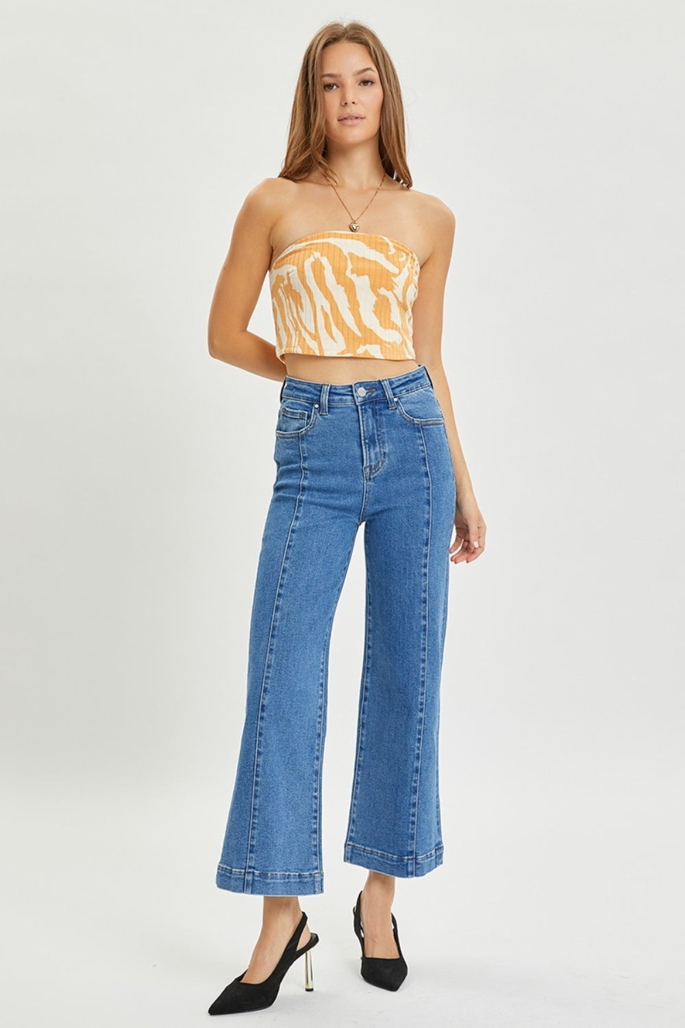 RISEN Full Size High Rise Wide Leg Jeans RISEN Full Size High Rise Wide Leg Jeans - TopFashionHQ
