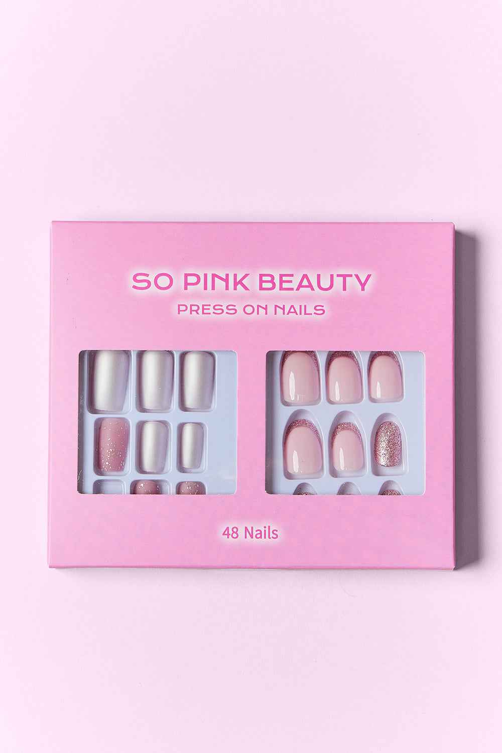 SO PINK BEAUTY Press On Nails 2 Packs SO PINK BEAUTY Press On Nails 2 Packs