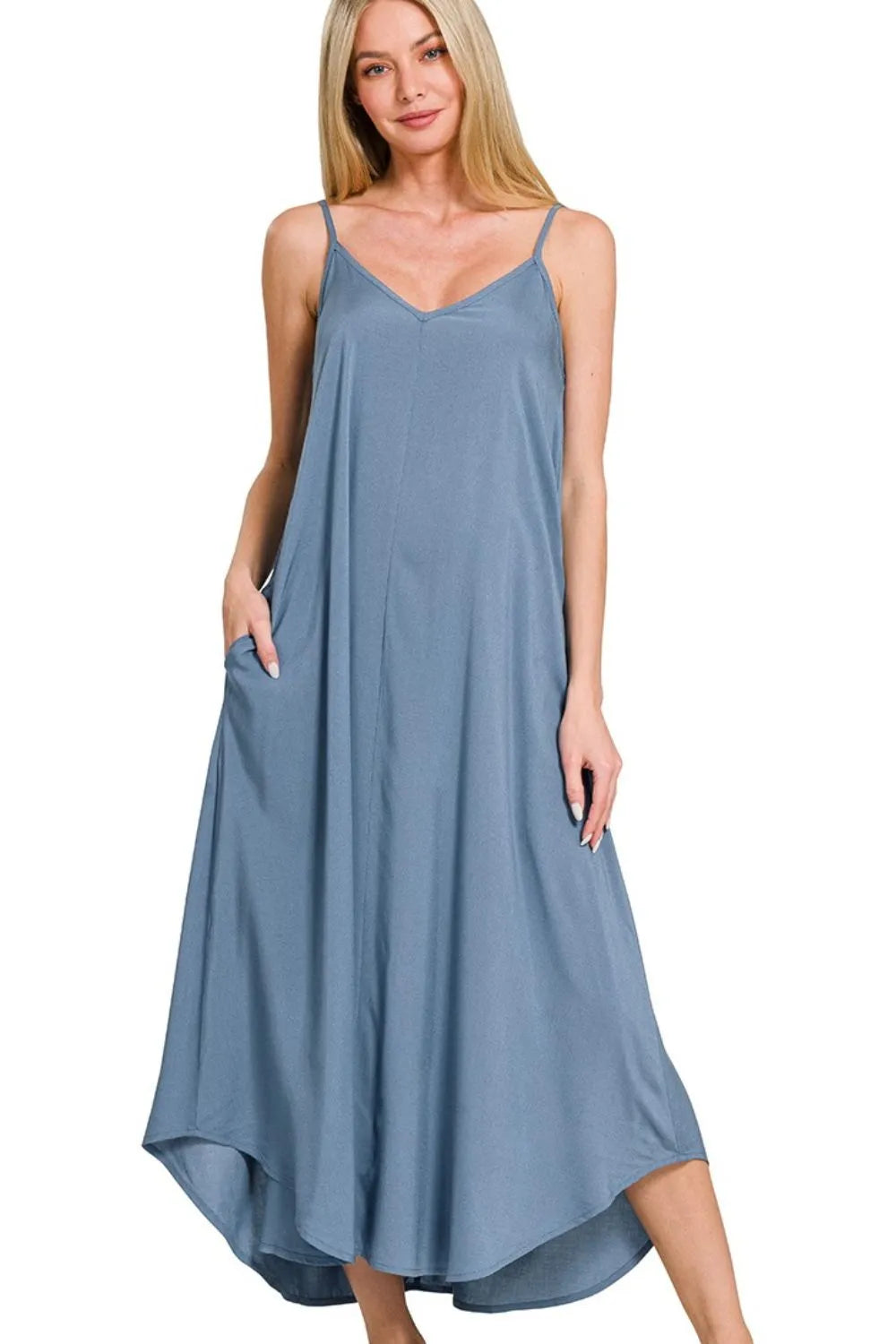 Zenana Woven Arc Hem Cami Dress With Flowy Pockets 29f1faaf-d75d-4884-a620-8621bbe3f3ba-Max-Origin