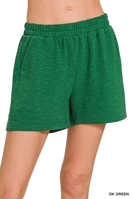 Zenana Cotton Slub Shorts 2b61460f69974789a02ae77b50cb889e-Max-Origin