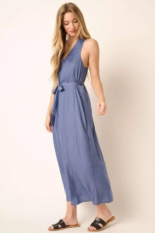 Mittoshop Cross Back Belted V Neck Tank Maxi Dress 2b9fb656-c0c3-4ef3-bbc9-a1e34ac0d28a-Max