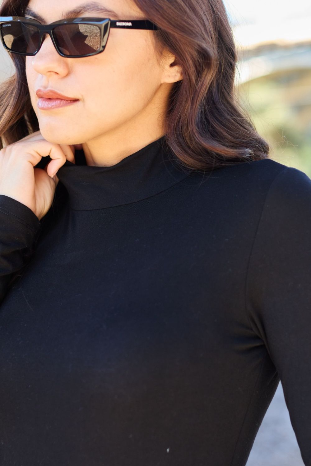 Basic Bae Full Size Mock Neck Long Sleeve Bodysuit Basic Bae Full Size Mock Neck Long Sleeve Bodysuit - TopFashionHQ