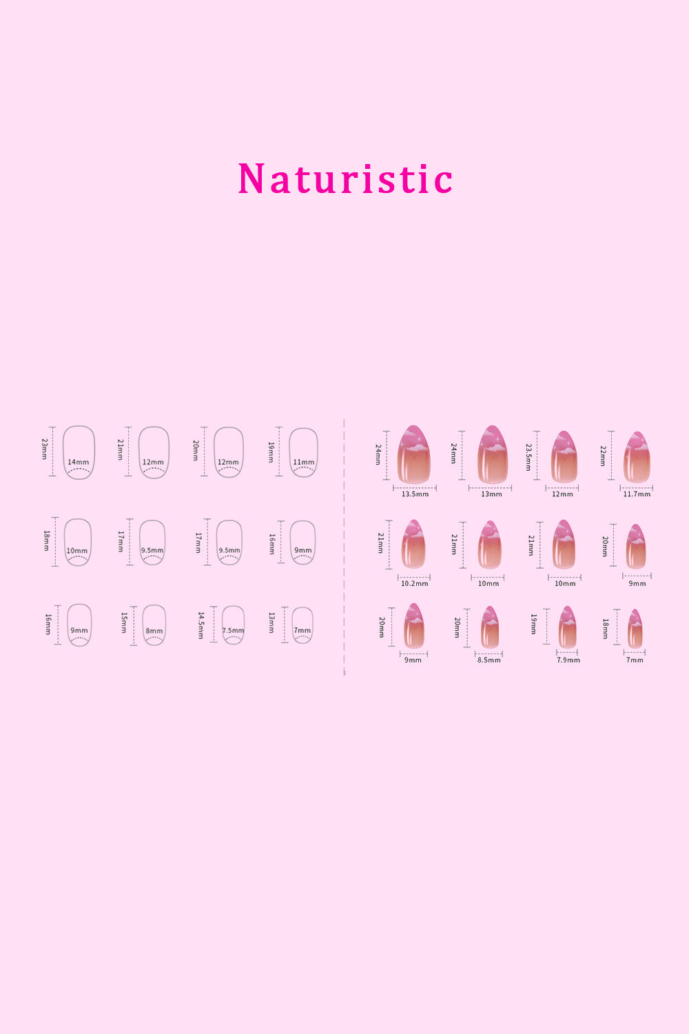 SO PINK BEAUTY Press On Nails 2 Packs SO PINK BEAUTY Press On Nails 2 Packs - TopFashionHQ
