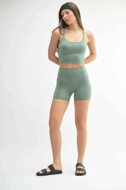 MONO B Venice Cloud Light Contour Biker Shorts MONO B Venice Cloud Light Contour Biker Shorts