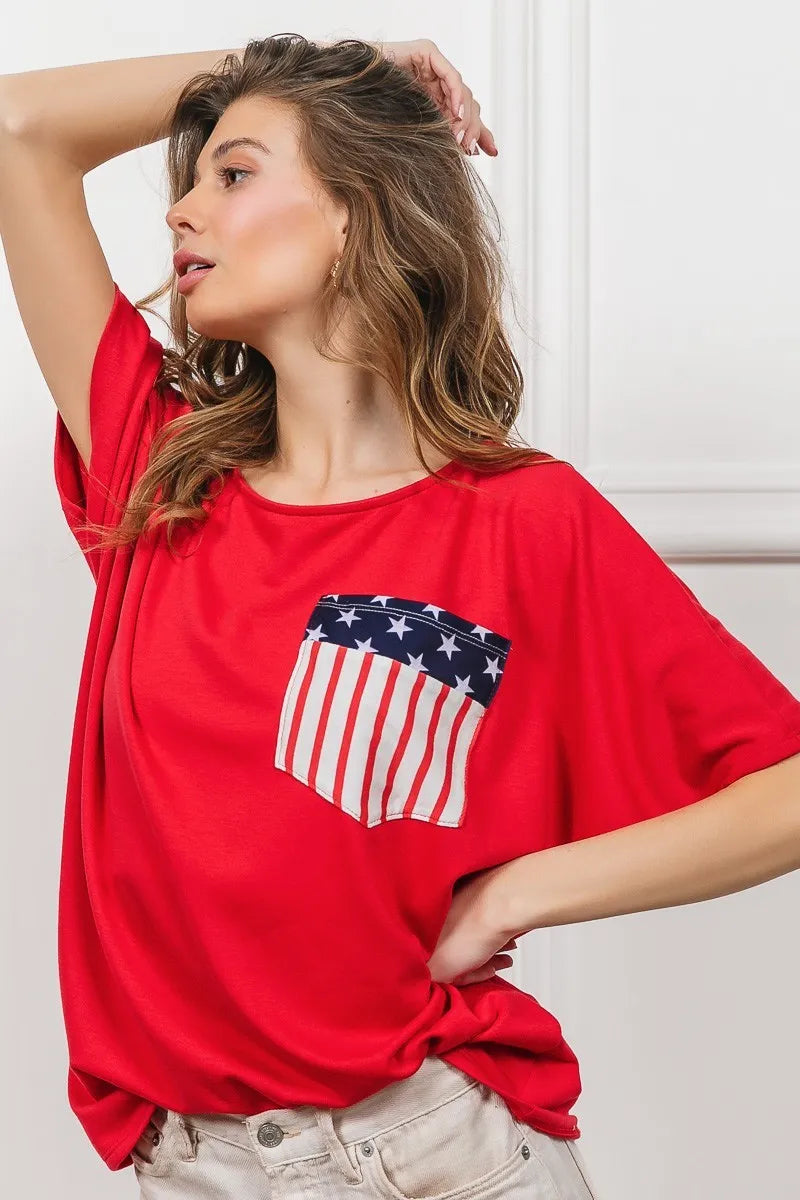 BiBi French Terry With Front Pocket Dolman Sleeves Top 332b672e99a24270bbb1571048a9f862-Max-Origin