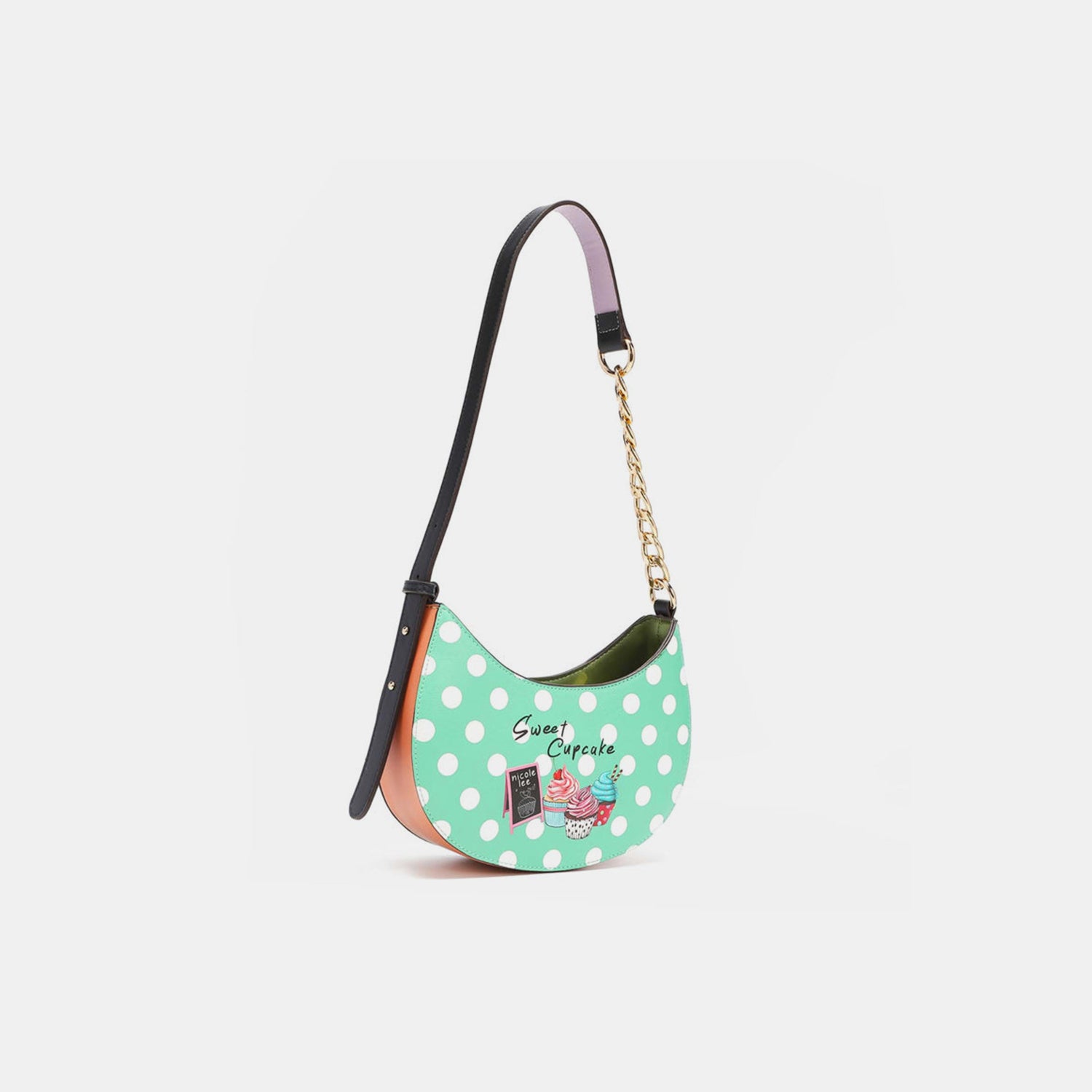 Nicole Lee USA Vegan Leather Polka Dot Shoulder Bag Nicole Lee USA Vegan Leather Polka Dot Shoulder Bag