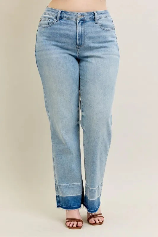 Judy Blue Full Size Mr Release Hem Wide Leg Jeans Plus Size 37c7cf14-a2da-4cf2-8f71-791bb7089537-Max-Origin